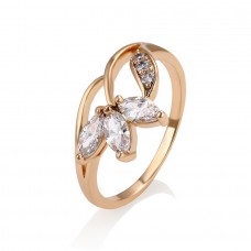  Elegants gredzens ar mirdzošiem cirkoniem, 